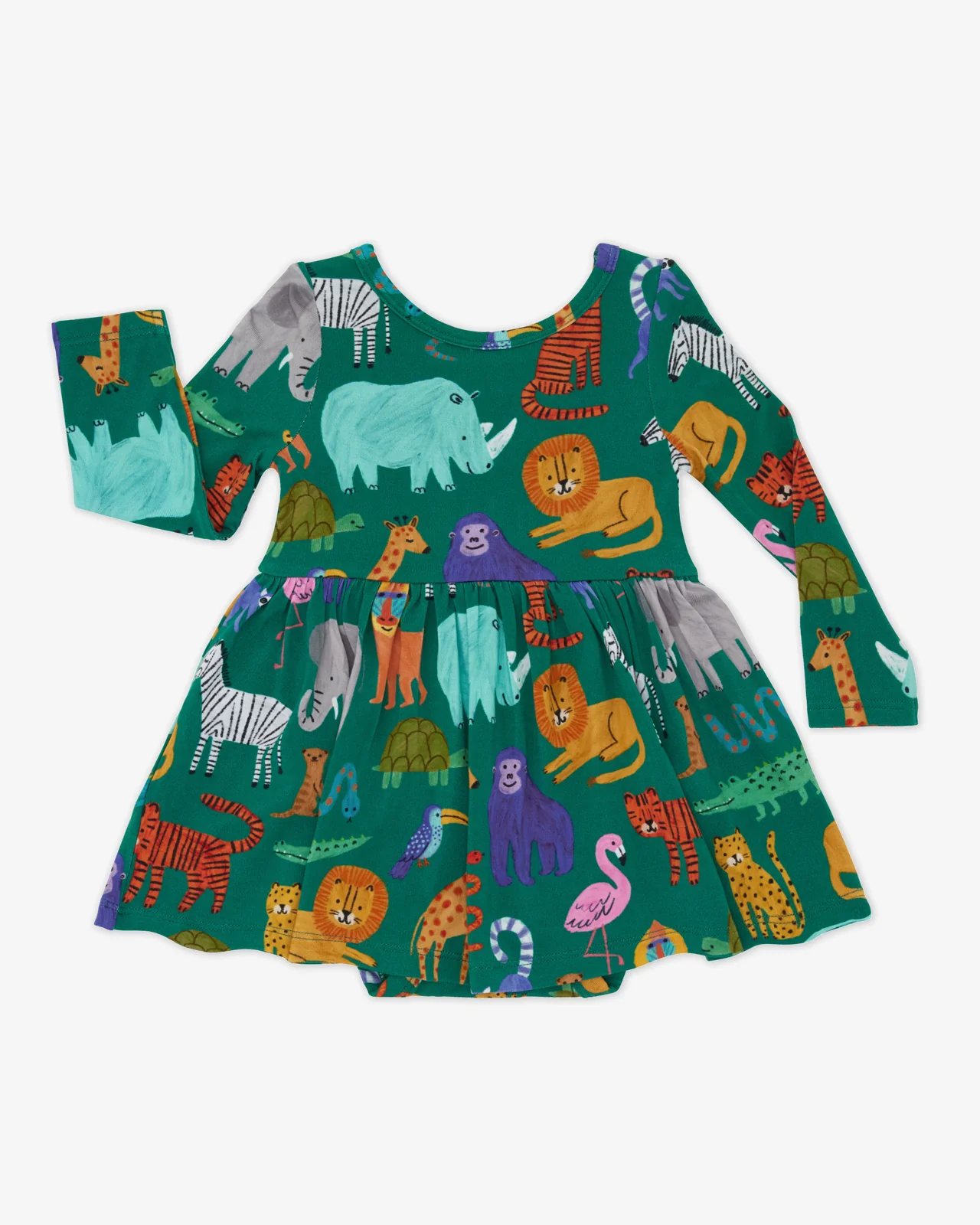 Wild Zoo Skater Dress with Bodysuit - Image 3