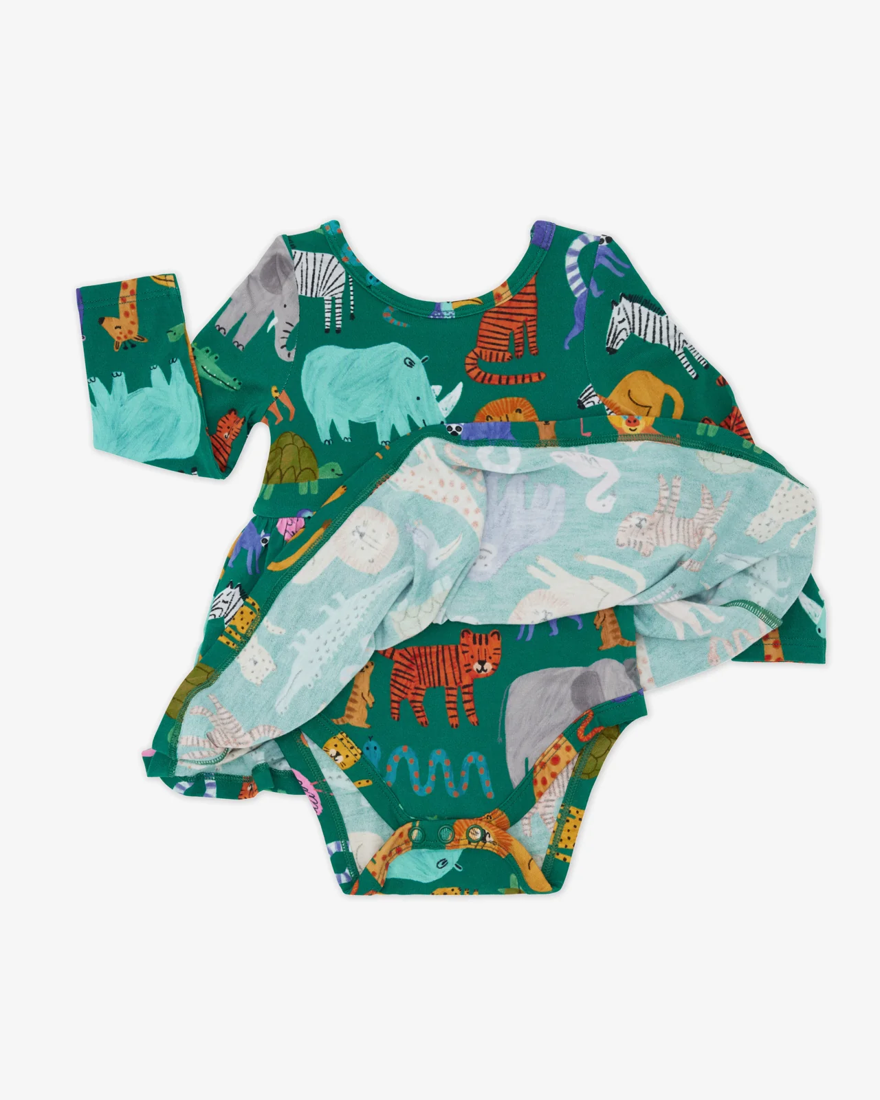Wild Zoo Skater Dress with Bodysuit - Image 4