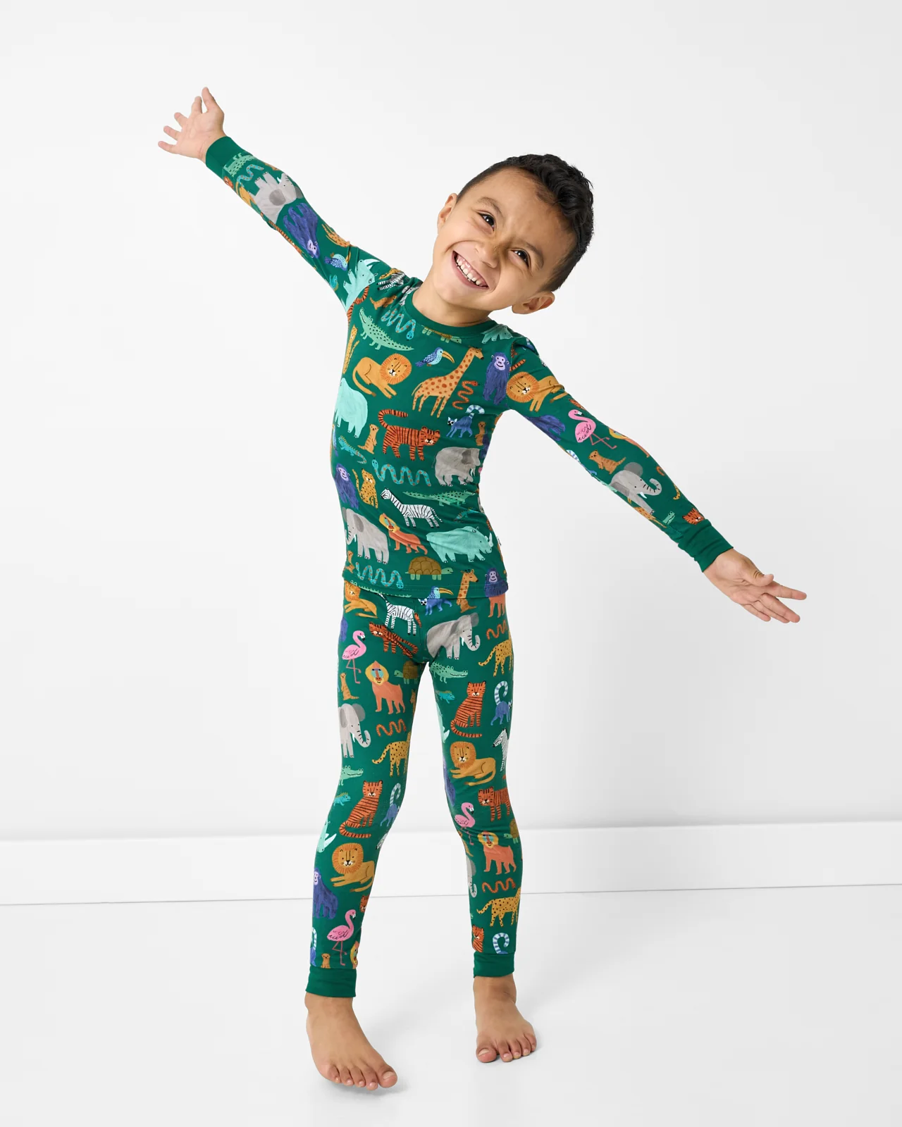 Wild Zoo Two-Piece Pajama Set