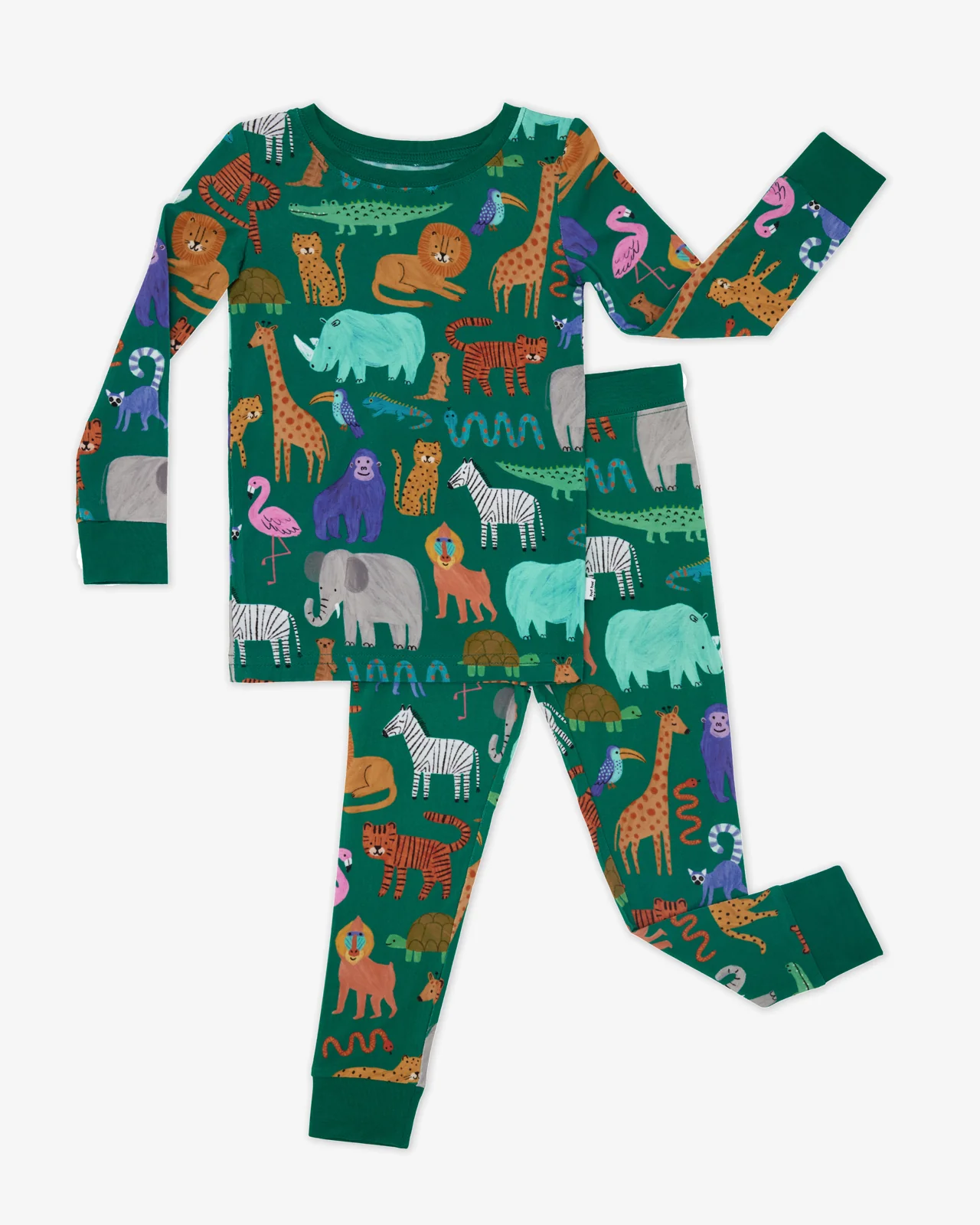 Wild Zoo Two-Piece Pajama Set - Image 5