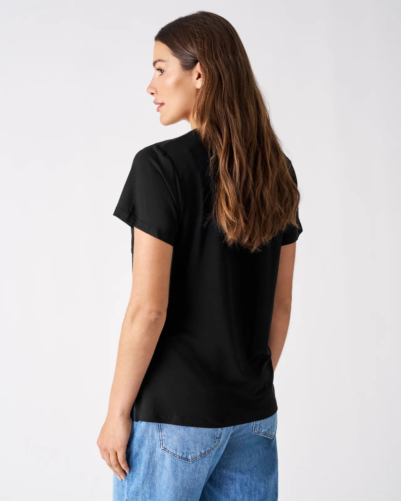Black Women's Perfect Pocket Tee - Image 4