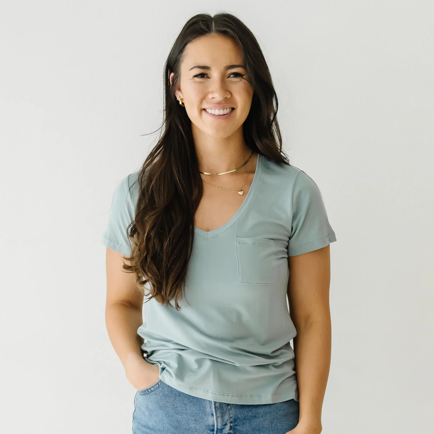 Stormy Women's Perfect Pocket Tee - Image 4